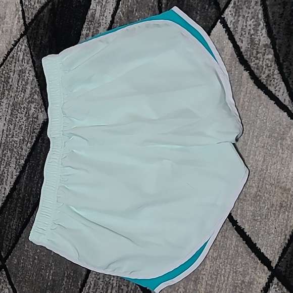 NIKE DRI-FIT SWOOSH LOGO LINED MESH ATHLETIC RUNNING SHORTS - Picture 10 of 12